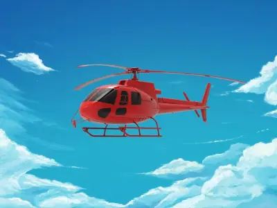 Airbus Helicopter 3D print model