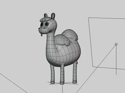 Character Cute Camel 3D model