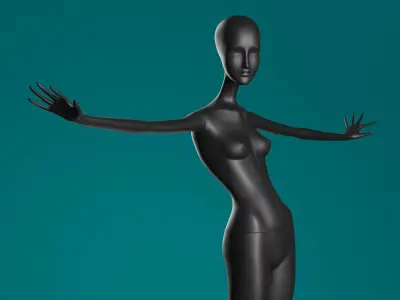 Mannequin 604 coll60 3D model