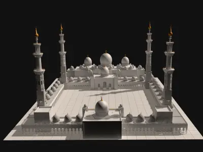 Sheikh Zayed Mosque 3D model