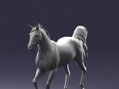 Running horse 0293 3D model