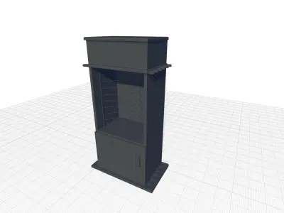 Tuff Stor by American Furniture Classics Fishing Storage 3D model