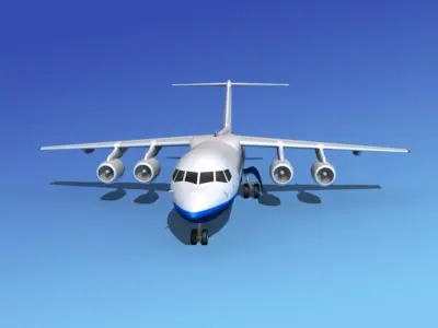 BAe 146-300 Corporate 1 3D model