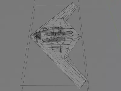 Northrop Grumman B 21 Raider Free low-poly 3D model