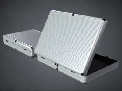Two Briefcases Low-poly 3D model