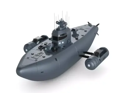 Mine Vessel 3D model