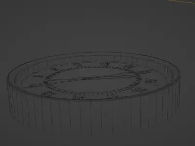 Radio magnetic Indicator 3D model