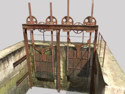 Old Water Gate 3D model