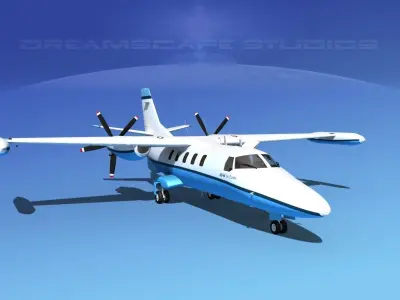 Dreamscape AF-44 Star Executive V02 3D model