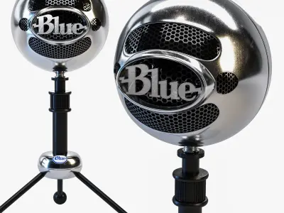 Snowball Blue Microphones  3D model