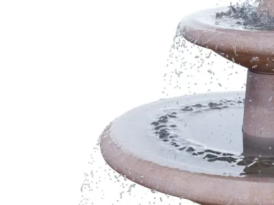Campania - Esplanade Two Tier Fountain 3D model