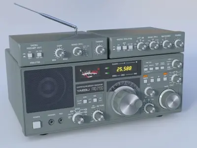 Yaesu FRG-7700 receiver 3D model