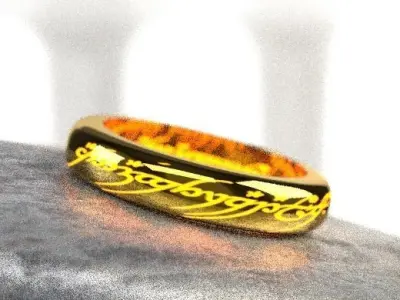 One Ring Low-poly 3D model