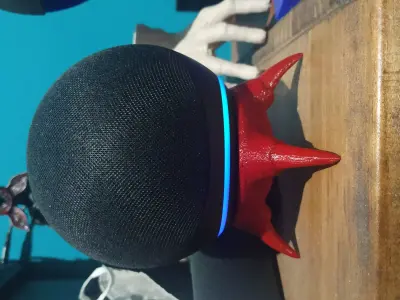 SOPORTE ALEXA COLMILLOS Free 3D print model