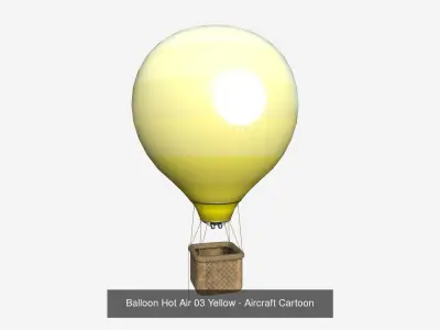 10 Balloon Hot Air Collection - Aircraft Cartoon 