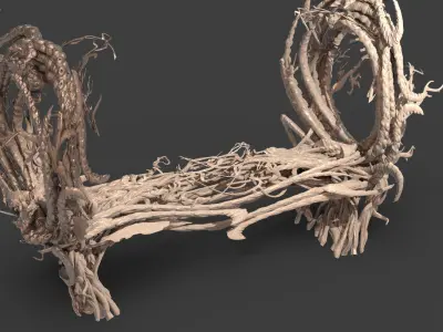King Arthur Vine Tree 3 3D model