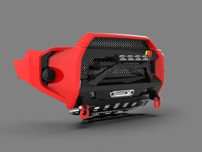 Ecotechne Bumper for Toyota 4Runner 3D model