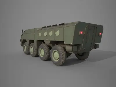 TATA Kestral APC LowPoly Low-poly 3D model