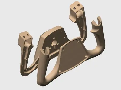 Beechcraft Flight Simulator Yoke Version 2 3D print model