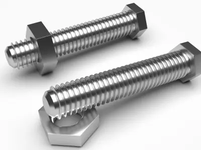 Bolts and Nuts 3D model