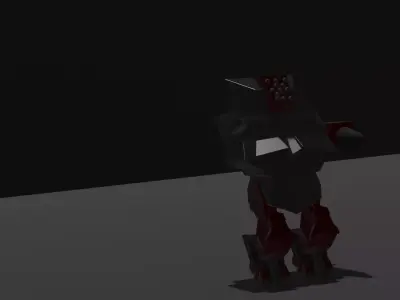 my sci fi mech Free low-poly 3D model