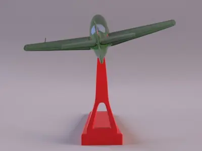 Yakovlev Yak 23 Flora plastic toy version 3D model