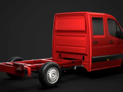 RAM Sprinter Chassis Crew Cab L2 FWD 2020 3D model