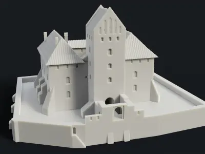 Medieval Castle of Trakai 3D print model