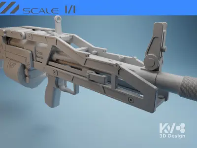 KV-Death Stranding-Shotgun Lv 1 3D print model