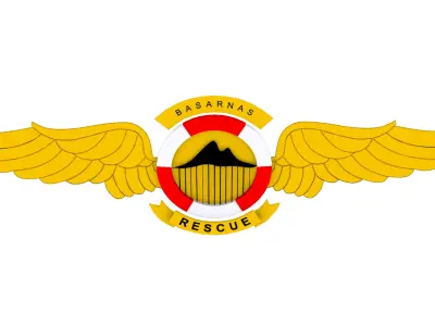 BASARNAS 3D Logo Low-poly 3D model