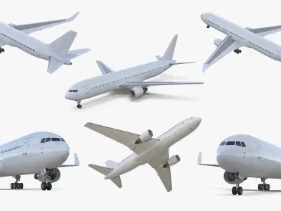 Boeing 767 Collection 3D model