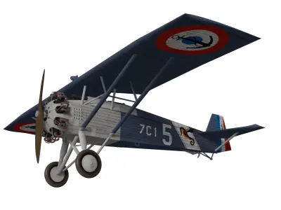 Wibault 74 C1  3D model