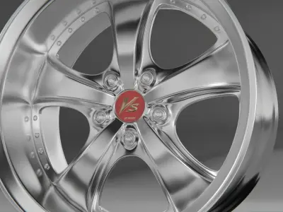 WORK VS-KF Low-poly 3D model