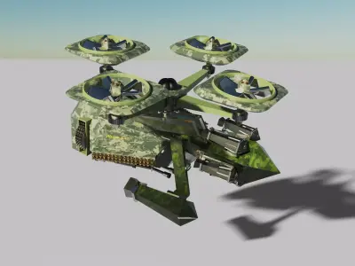 Modern Giant Air Striker 3D model