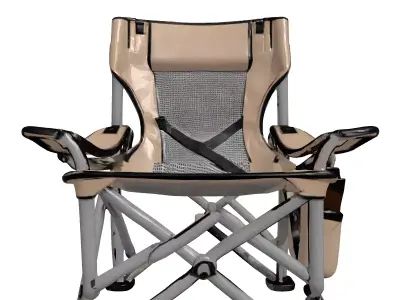 Realistic Folding Camping Chair 3D model