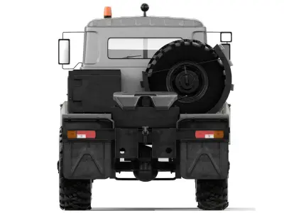 KrAZ 6446 truck tractor 2006 3D model