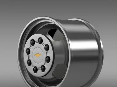 Chevrolet Silverado 3500HD 2008 rim 3D model