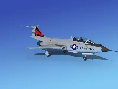 McDonnell F-101B Voodoo V06 3D model