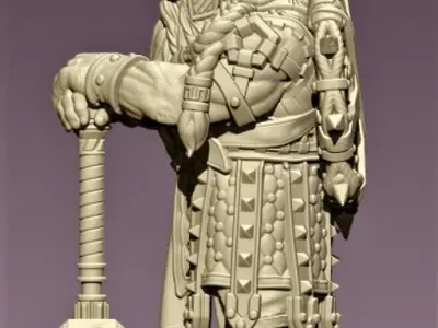 DWARF GUARD 3D print model