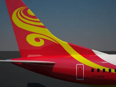 Hainan Airlines 737 max 8 3D model