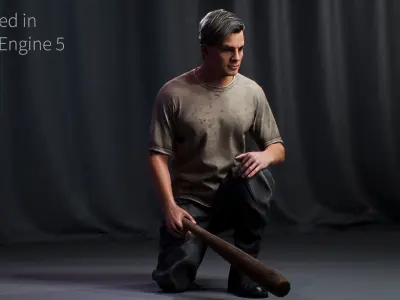 Survival 01 Low-poly 3D model