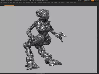 robot battle a09 3d print model 3D print model