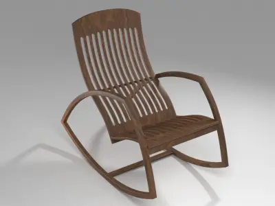 Rocking Chair for interior 3D model