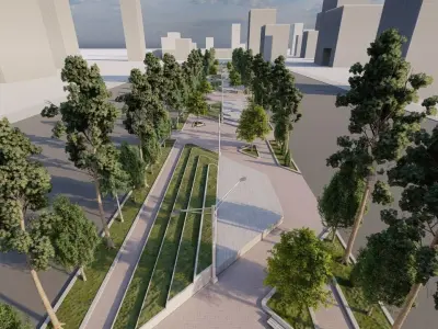 bolvar-park-public bolvar-Private Landscape 3D model