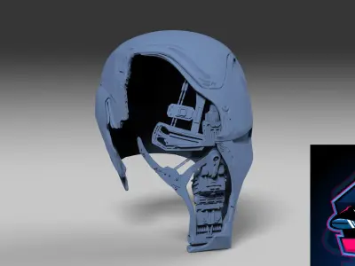 Ironman Mark50 Damaged ready to 3d print 3D model