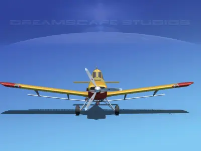 EMB-202 Crop Duster V04 3D model
