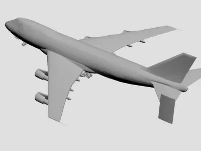 Airplane boeing 3D model