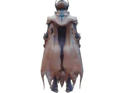 scifi fantasy bioluminescent morph guardian from another worl... 3D model purchase