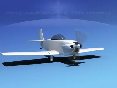 Ken Rand KR-1 Bare Metal 3D model