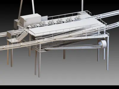 51 Funfair Objects- Vol 02- High detail 3d models 3D model